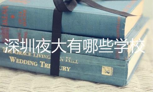 深圳夜大有哪些學校？深圳夜大哪個機構好？