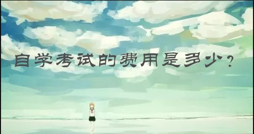 自學考試的費用是多少