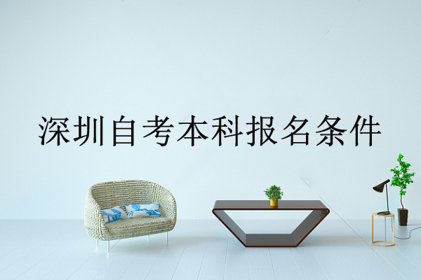 深圳本科報名