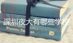 深圳夜大有哪些學校？深圳夜大哪個機構(gòu)好？