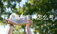 成人高考?？圃趺纯迹砍扇烁呖紝？圃趺催x學校？