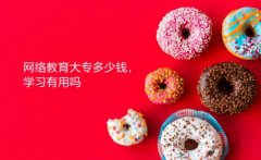 網(wǎng)絡(luò)教育大專多少錢，學習有用嗎