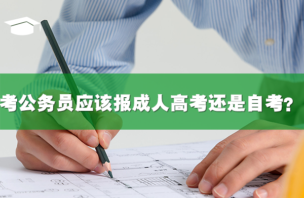 考公務(wù)員報成人高考還是自考？