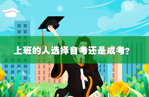 上班的人選擇自考還是成考？